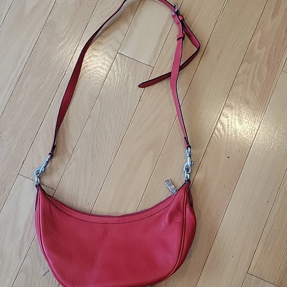 Coach Aria Crossbody Bag In Bright Poppy